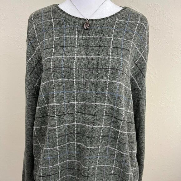 vintage 90s grid indie skate sweater - Picture 4 of 8